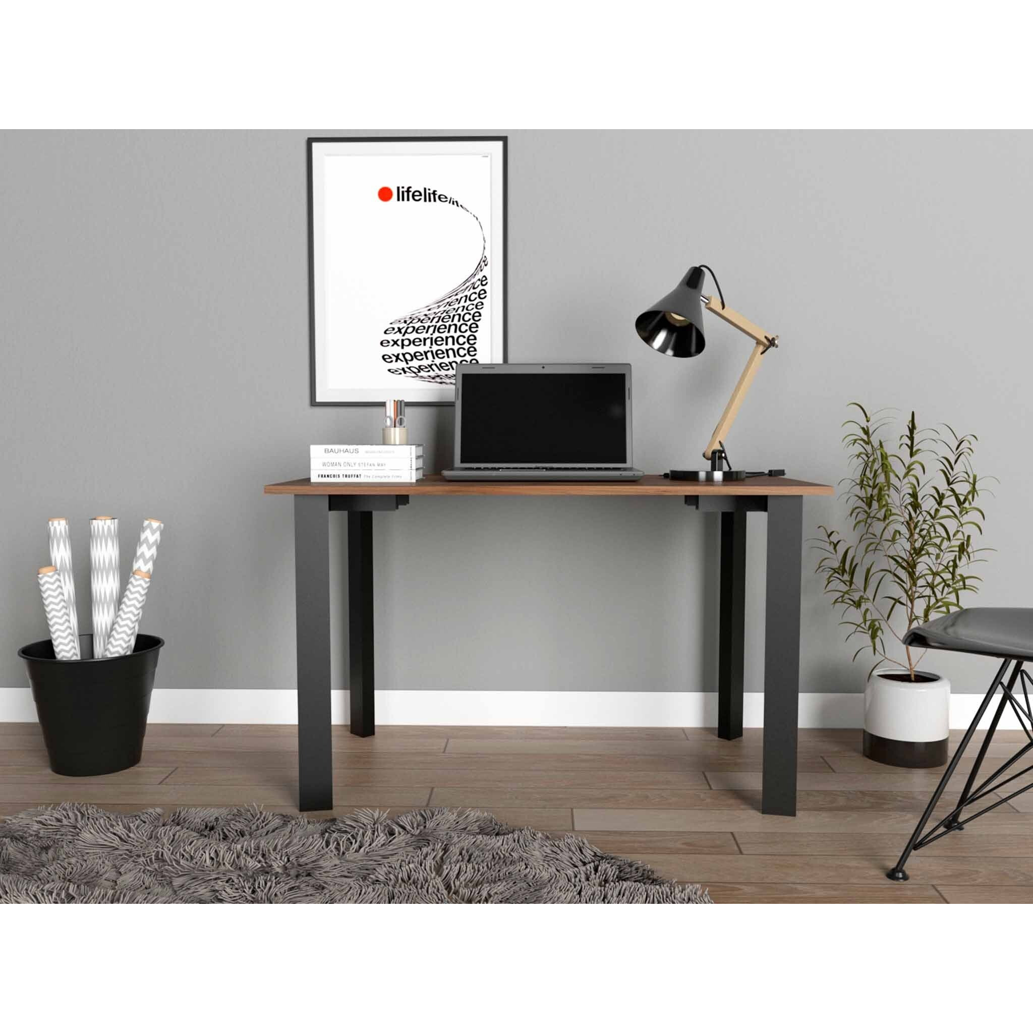 Minimalist Black Computer Table Desk