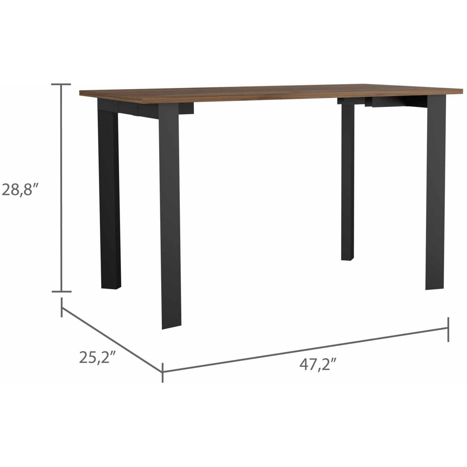 Minimalist Black Computer Table Desk
