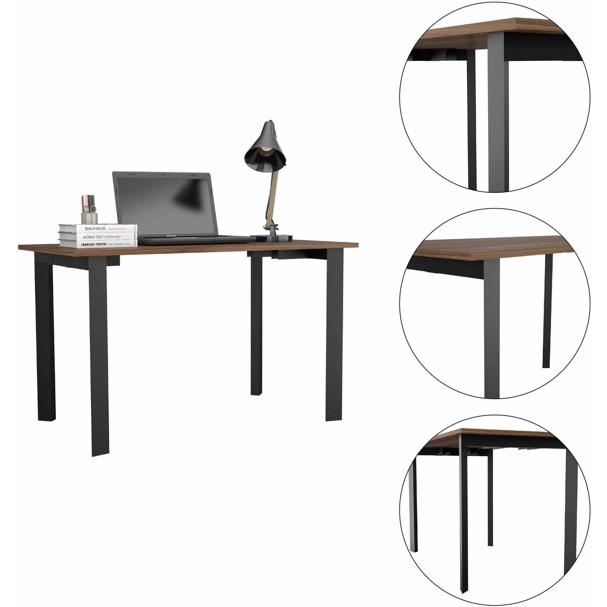 Minimalist Black Computer Table Desk