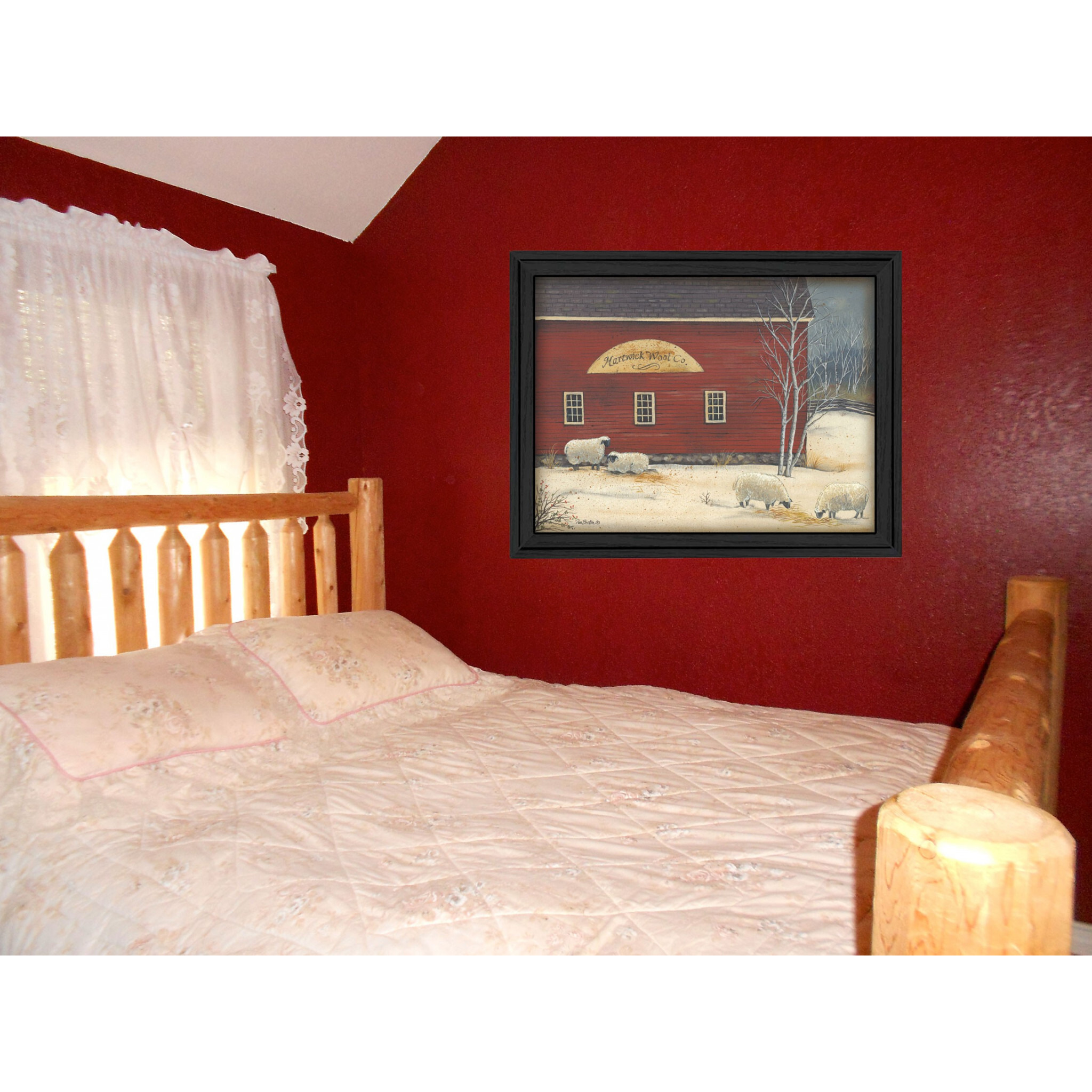 Hartwick Wool Co Black Framed Print Wall Art