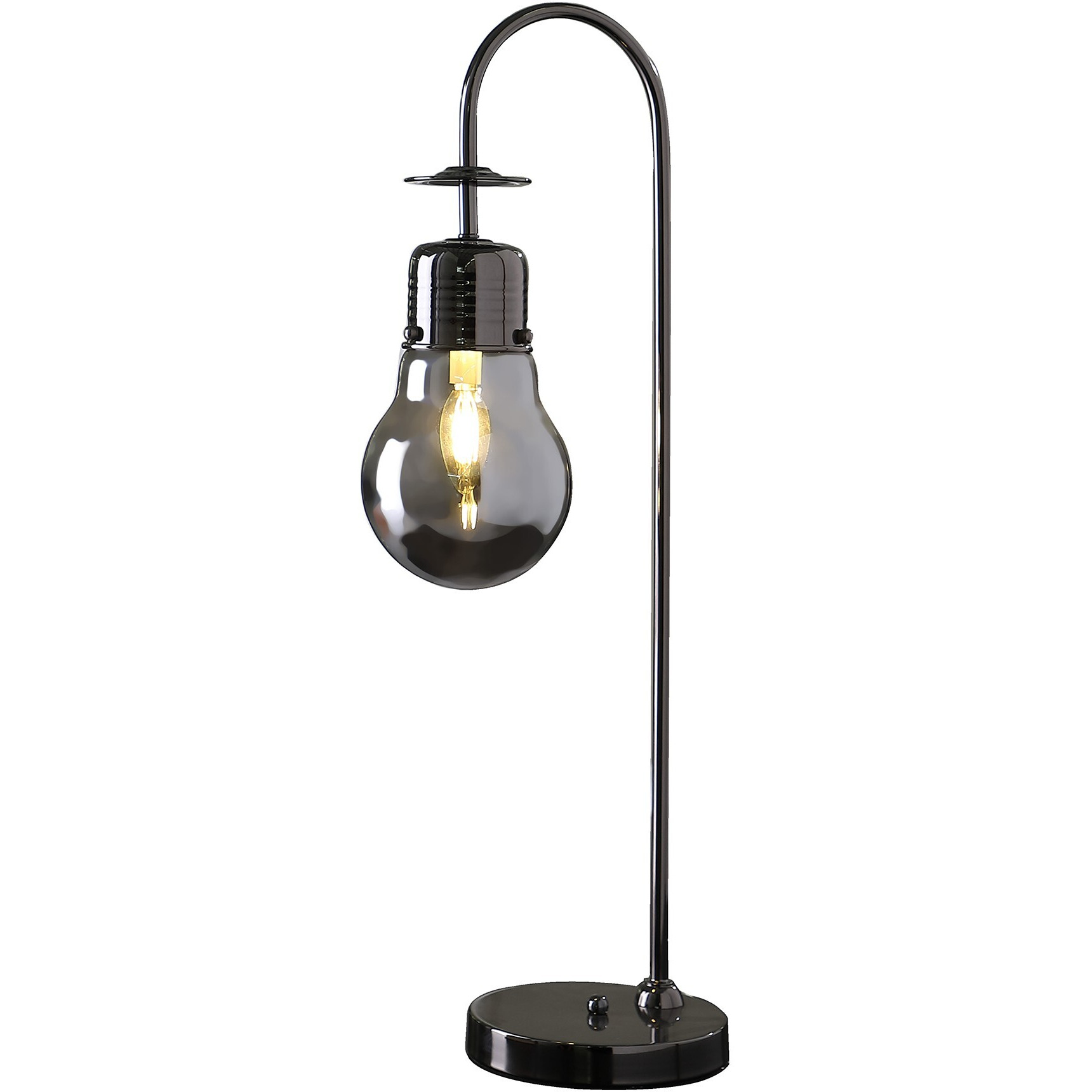 29"" Black Metal Vintage Streetlight Desk Lamp