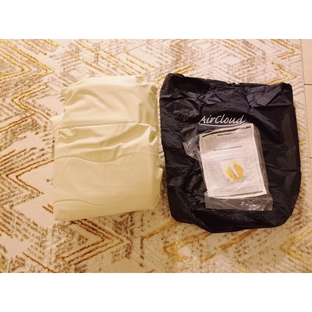 Dreamy Golden Inflatable Queen Size Bed Mattress