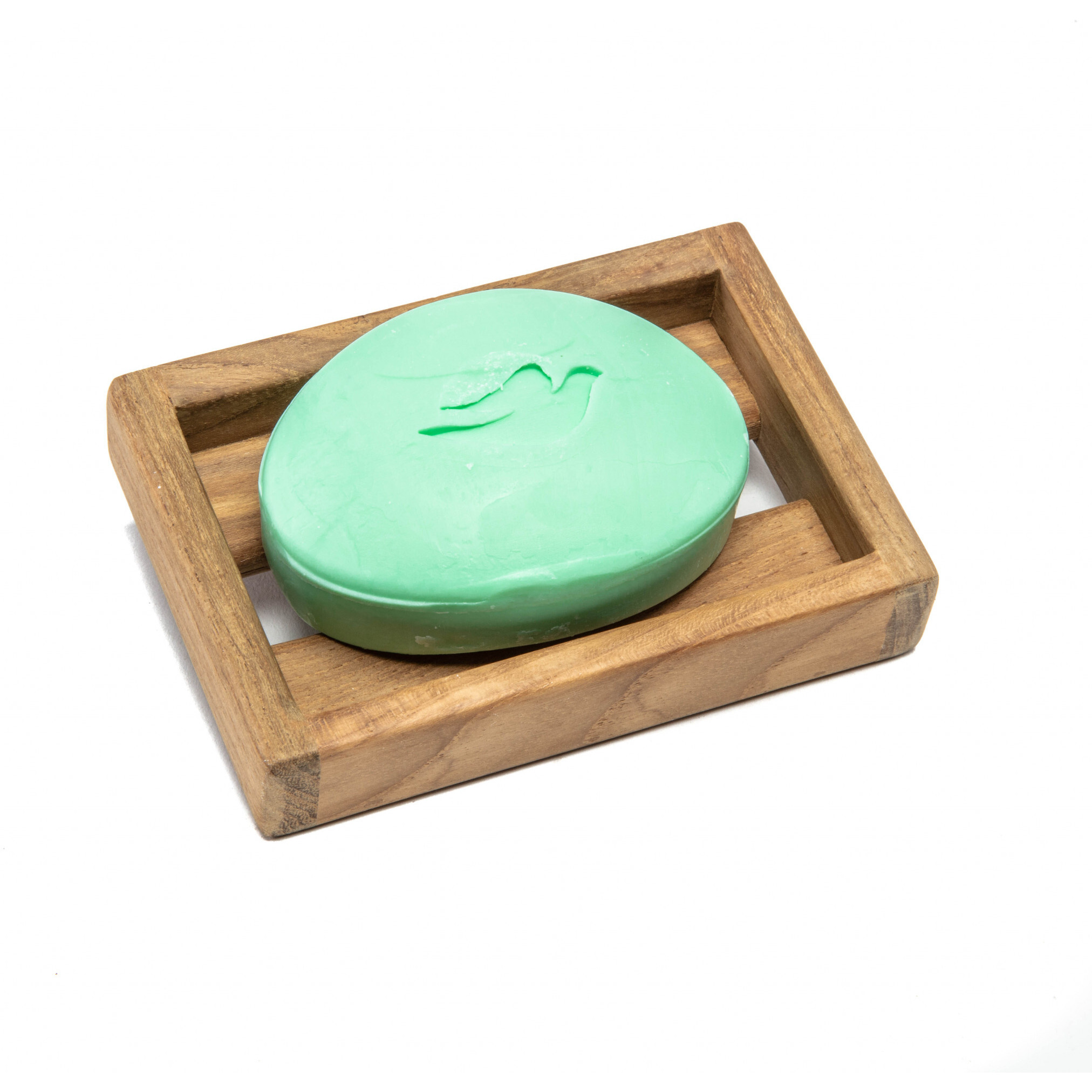Traditional Solid Teak Wall Mount Soap Dish