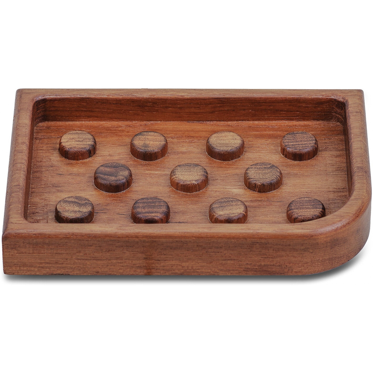 Designer Genuine Teak Soap Dish