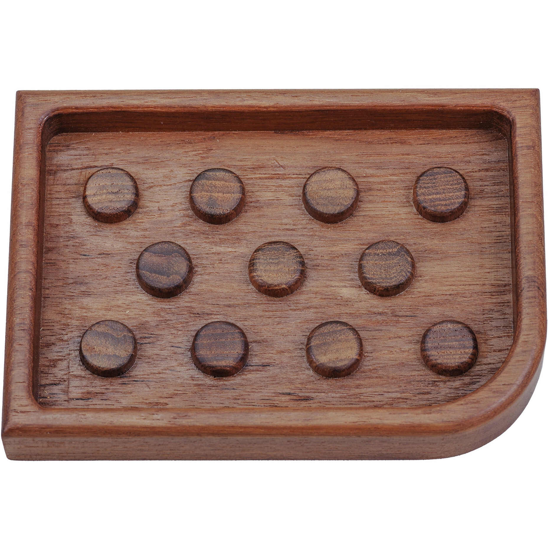 Designer Genuine Teak Soap Dish