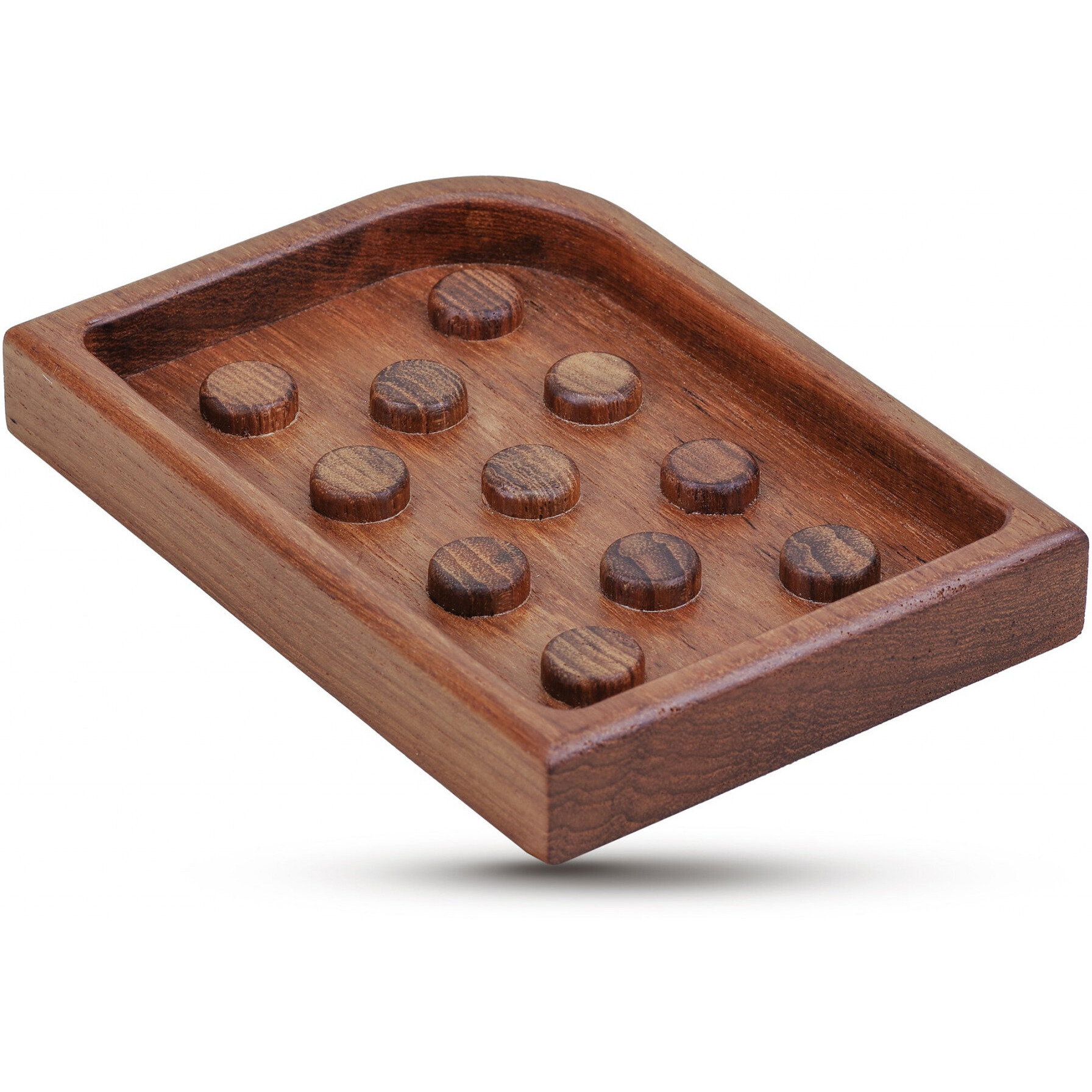 Designer Genuine Teak Soap Dish
