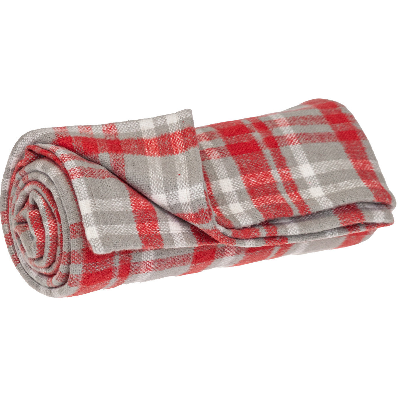 Parkland Collection Transitional Plaid Red Rectangle 50"" X 65"" Throw