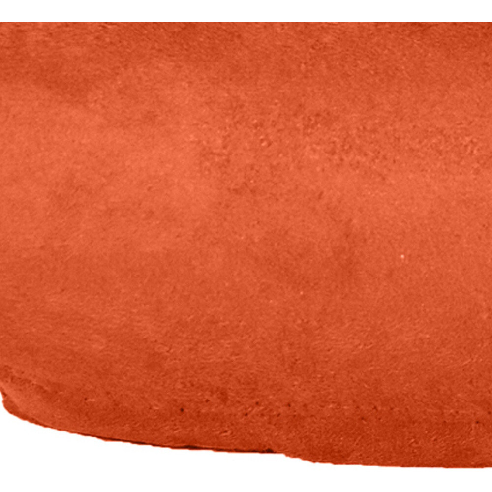 8"" X 20"" Burnt Orange Zippered Microsuede Solid Color Bolster Pillow