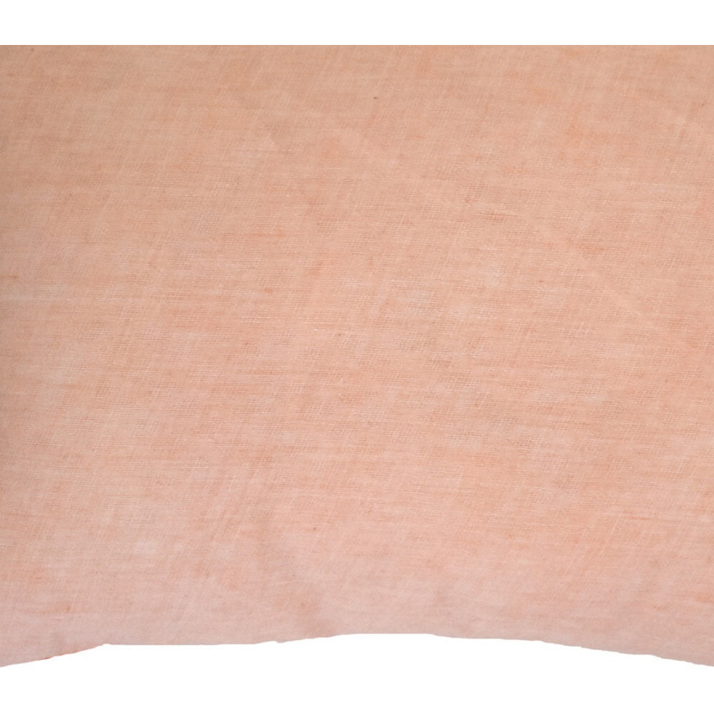 13"" X 20"" Coral Geometric Zippered Polyester Throw Pillow With Tassels