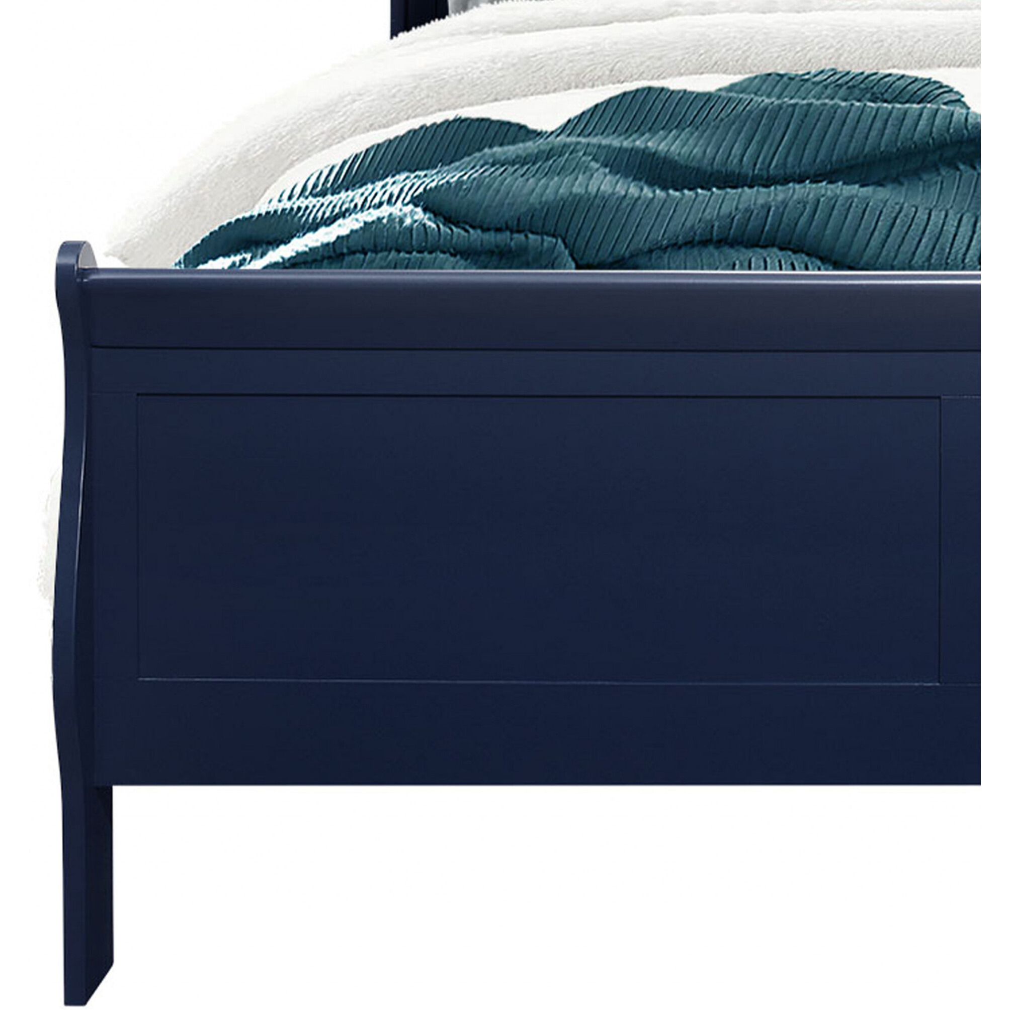 Solid Wood Standard Upholstered Bed