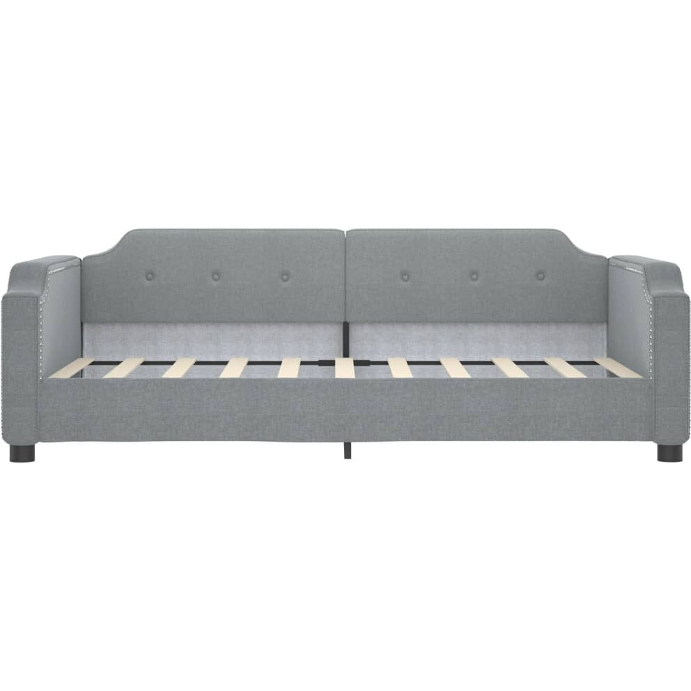 Vidaxl Day Bed Light Gray 39.4"&quotX74.8"" Fabric