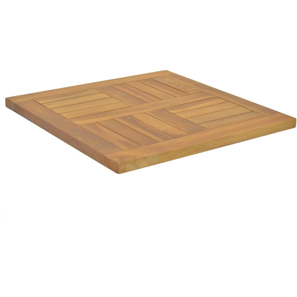 Vidaxl Square Table Top 19.7"&quotX19.7"&quotX1"" Solid Wood Teak