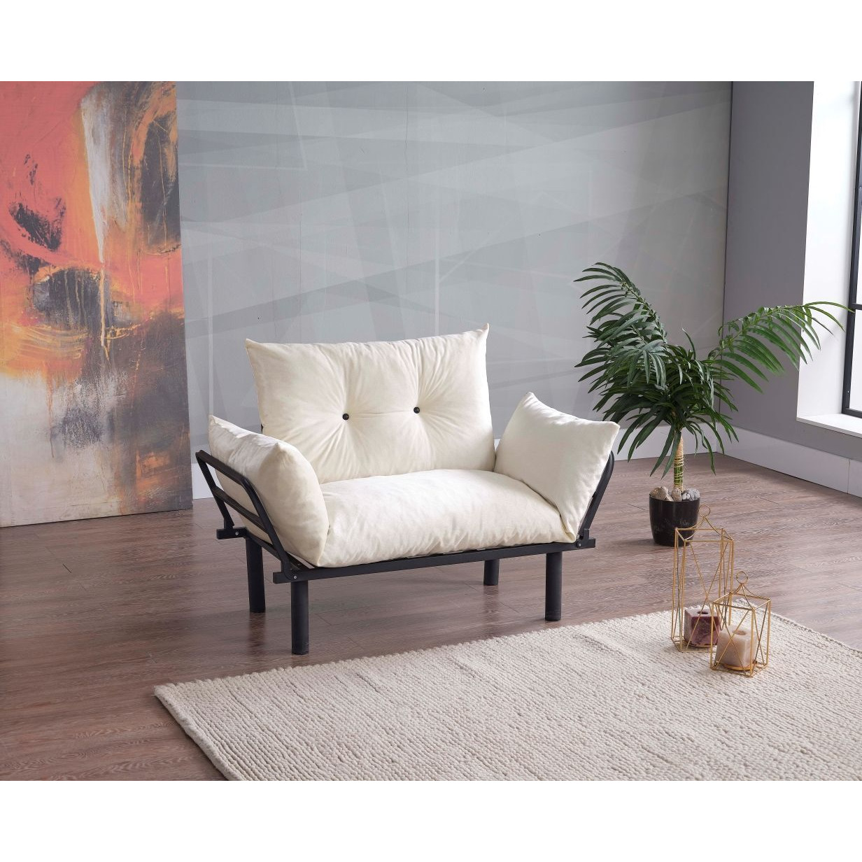 Sona Futon Love Seat(D0102H59Yy6)