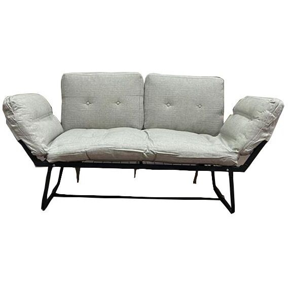 Violette Metal Frame Futon Love Seat(D0102H59Ztx)