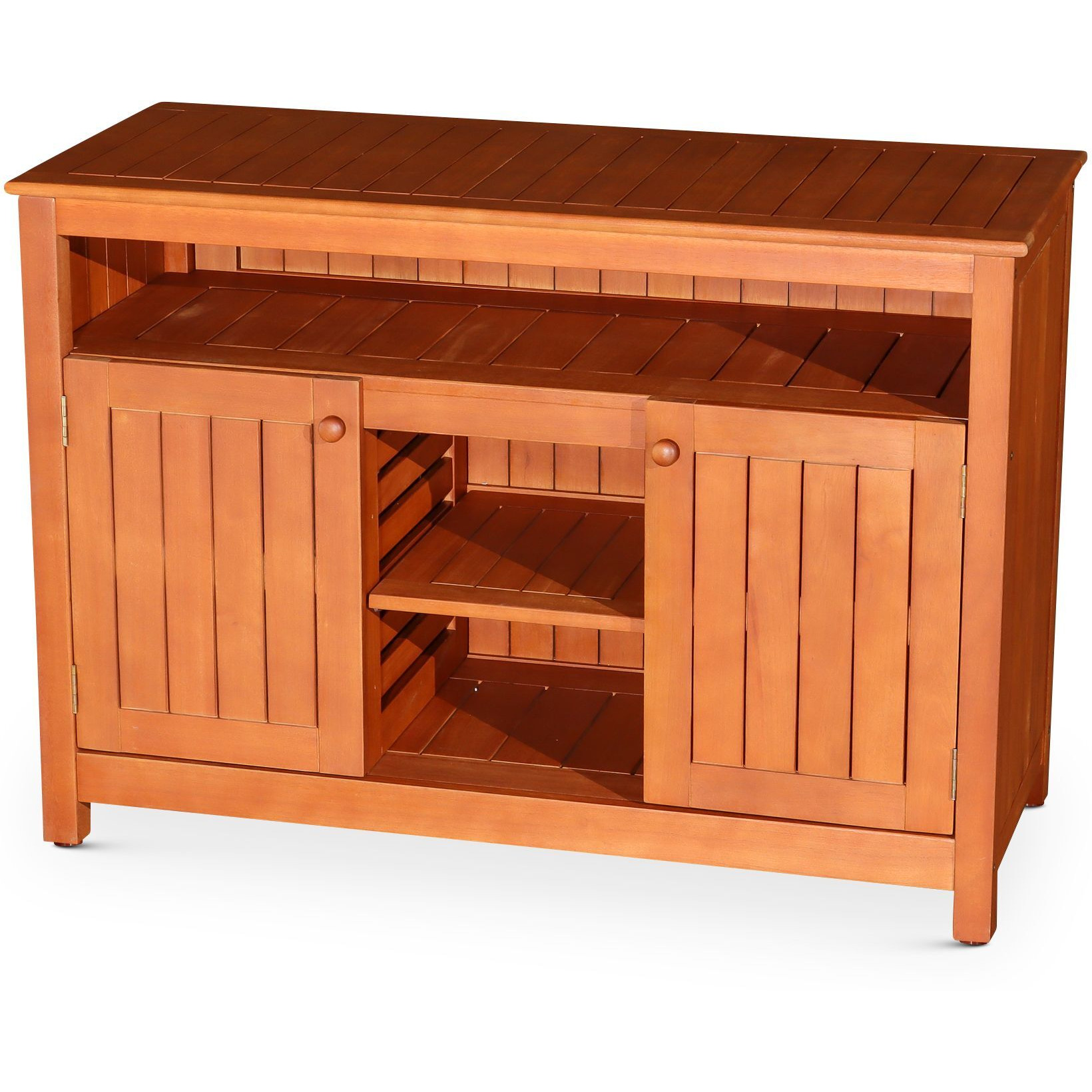 Eucalyptus Sideboard  Natural Oil(D0102H5Lk8P)
