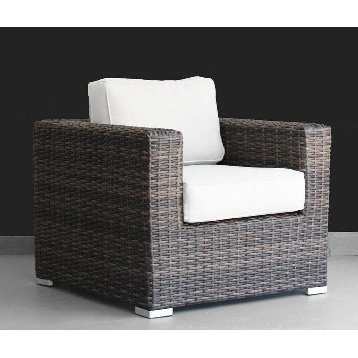 Living Source International Fully Assembled Patio Chair With Cushions Sunbrella Canvas(D0102H5Txsj)