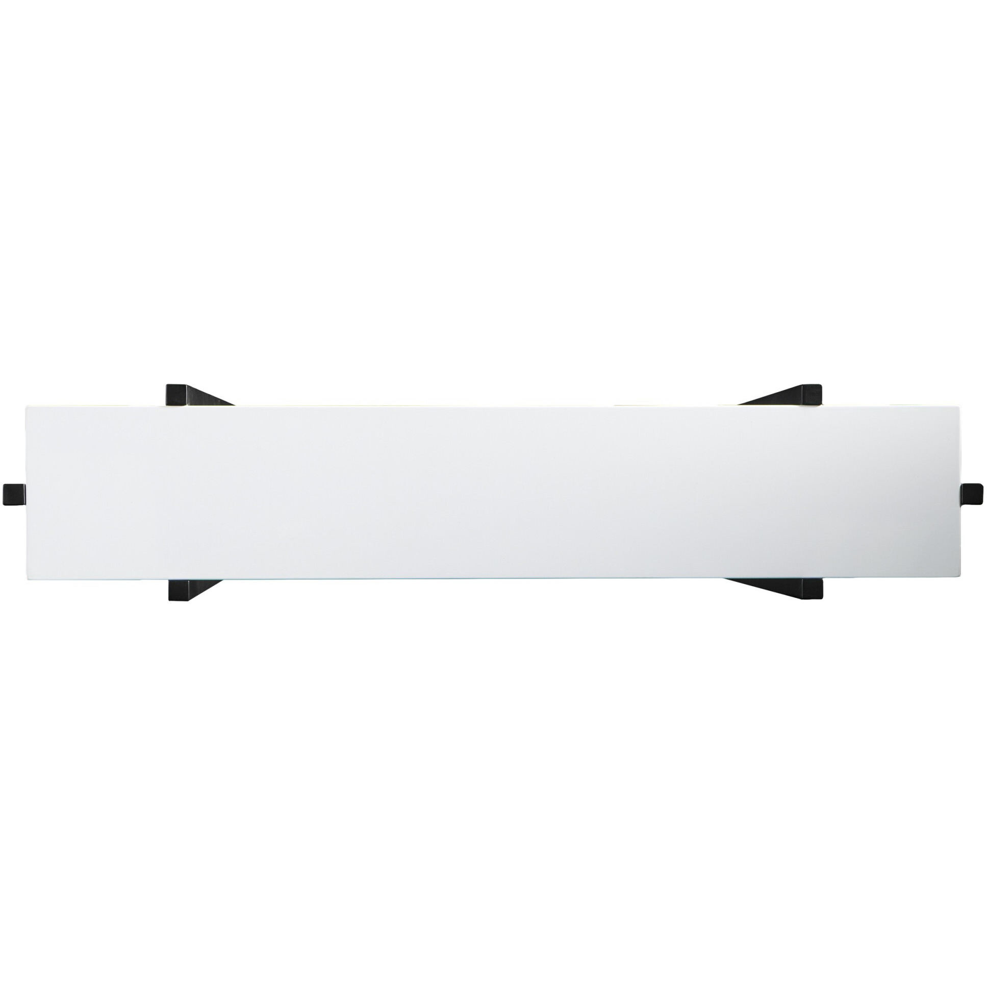 36 White And Black Frame Console Table