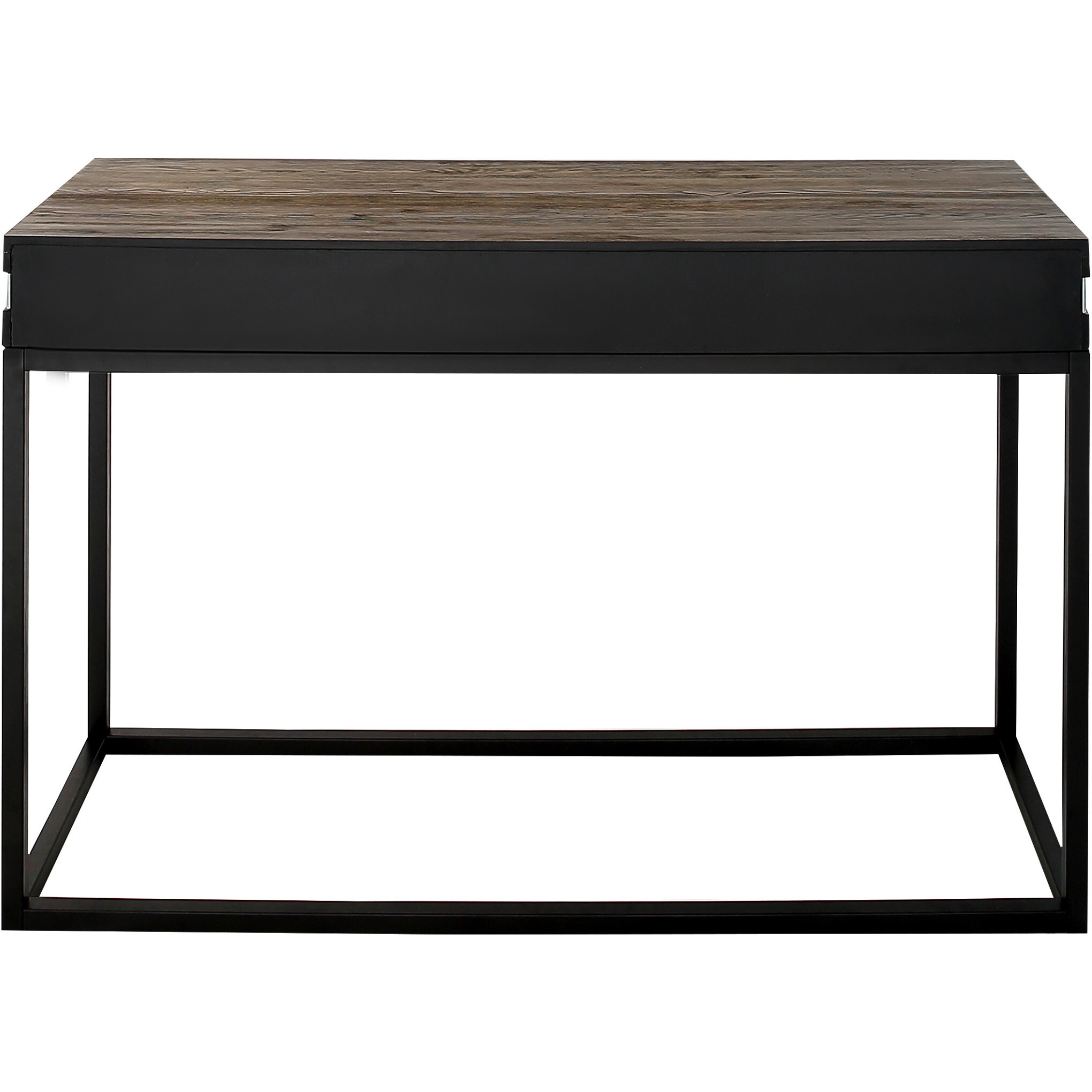47 Brown And Black Frame Console Table