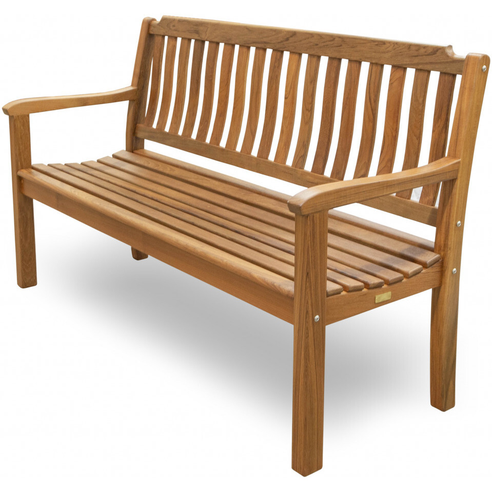 60 Teak Solid Wood Garden Bench