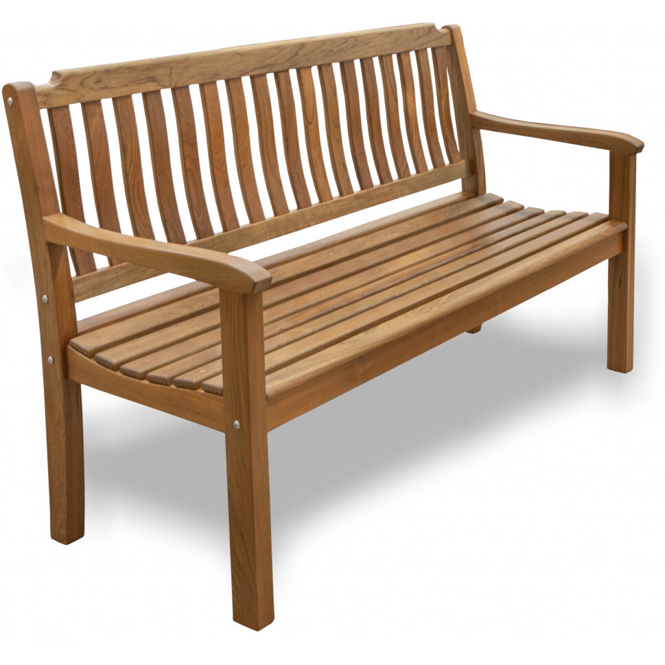 60 Teak Solid Wood Garden Bench