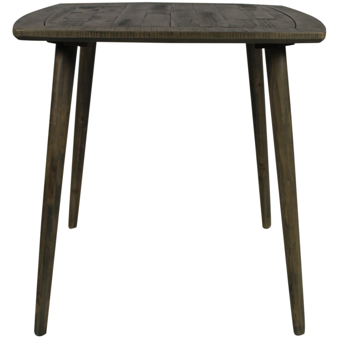 36 Brown Square Solid Wood Dining Table