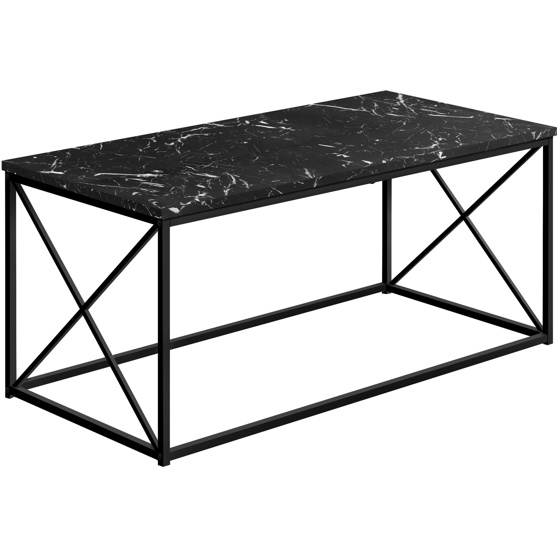 41 Black Rectangular Coffee Table