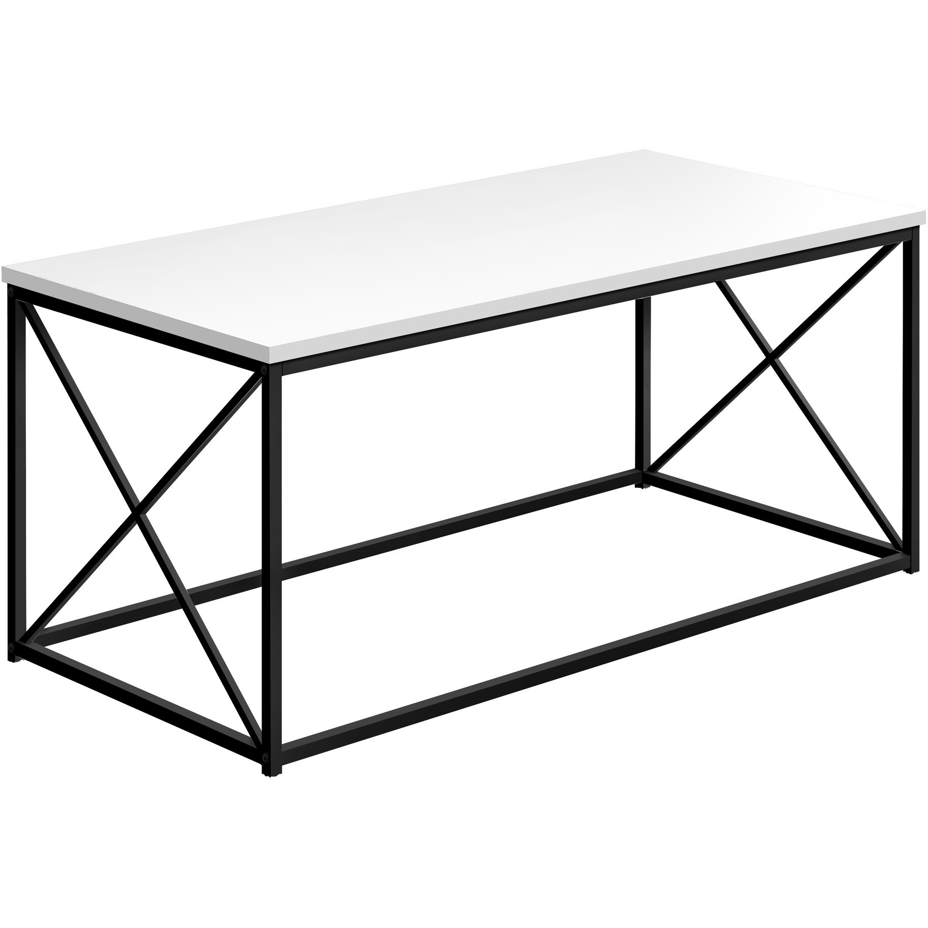 41 White Rectangular Coffee Table