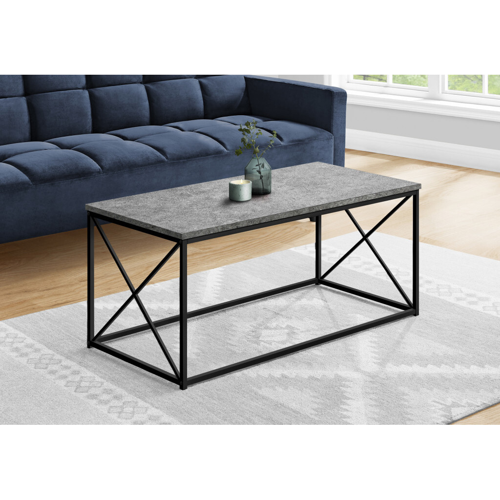 41 Grey Rectangular Coffee Table