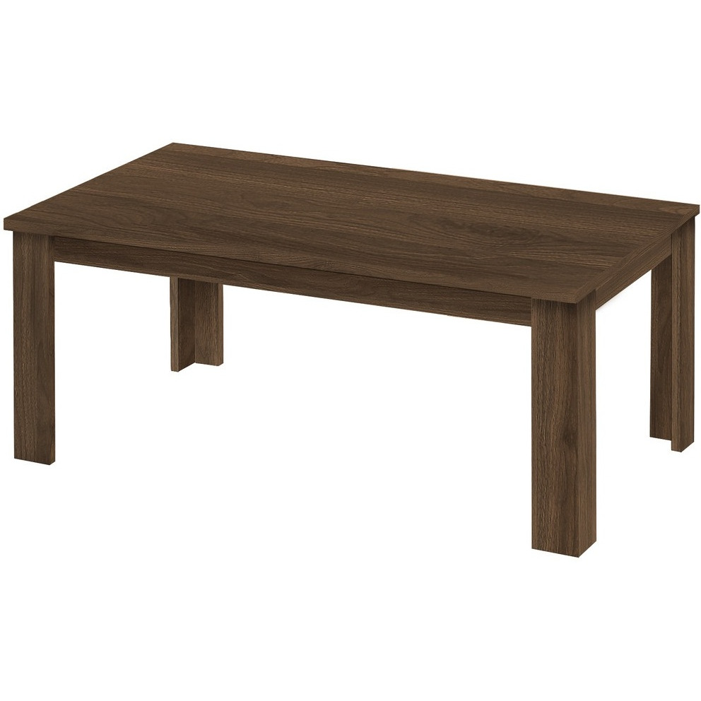 Set Of Three 44 Dark Brown Rectangular Coffee Table