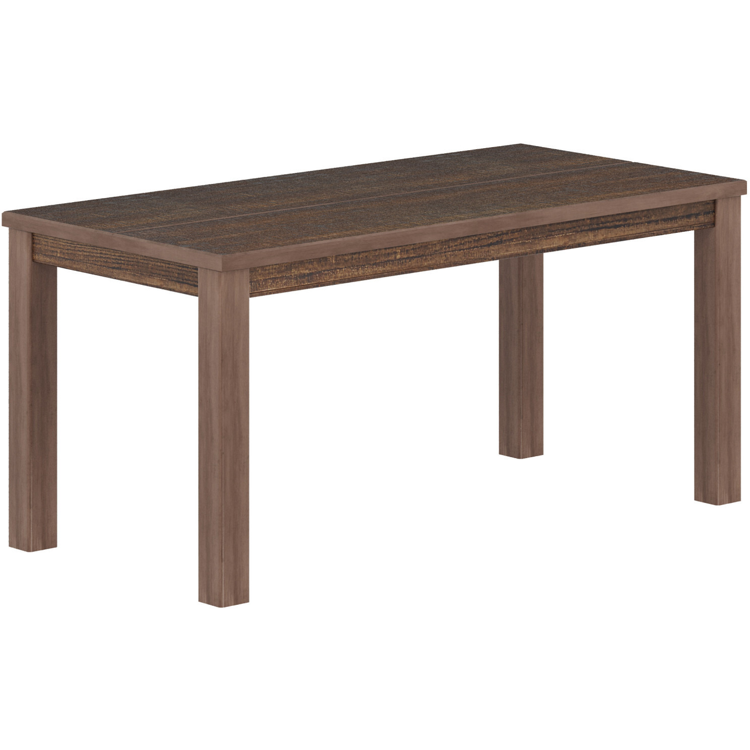 35 Espresso Rectangular Solid Wood Dining Table