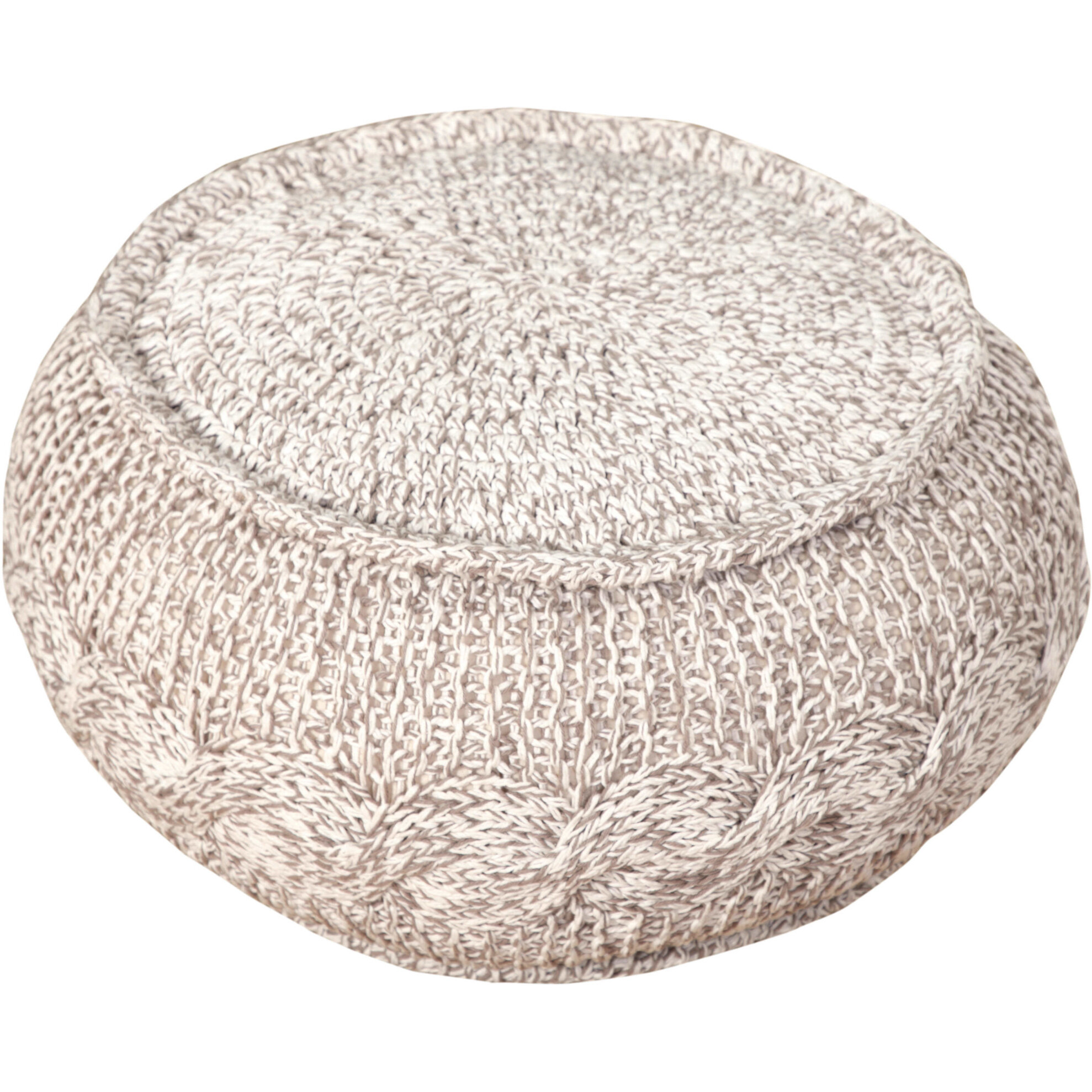 20 Beige 100% Cotton Ottoman