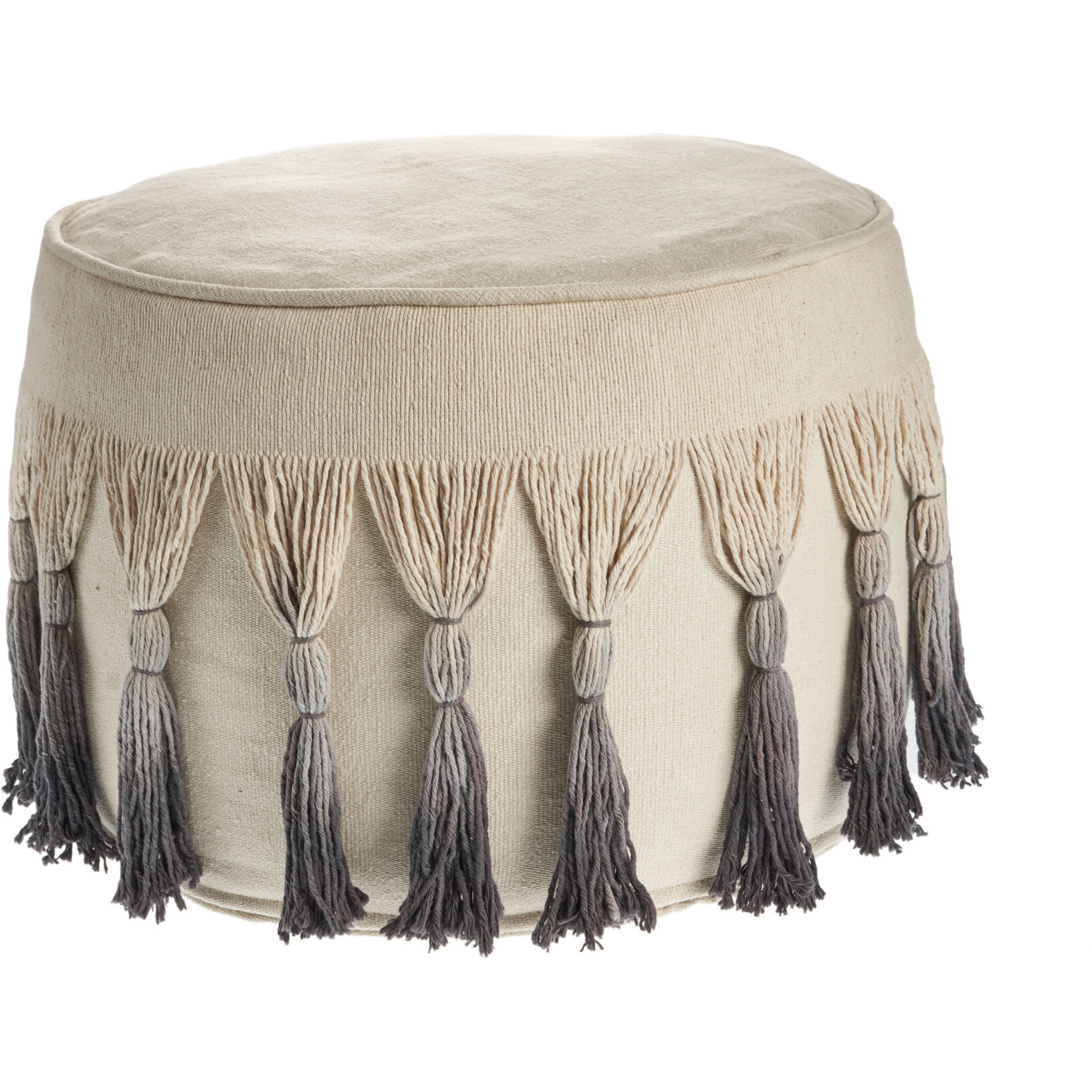 20 Beige 100% Cotton Ottoman