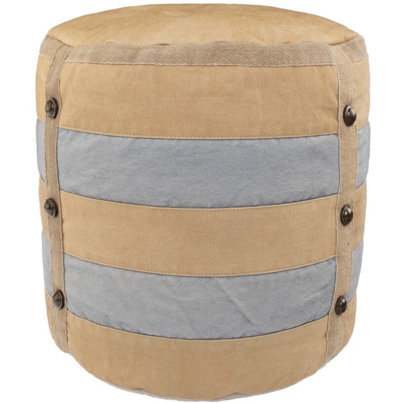 16 Tan 100% Cotton Ottoman