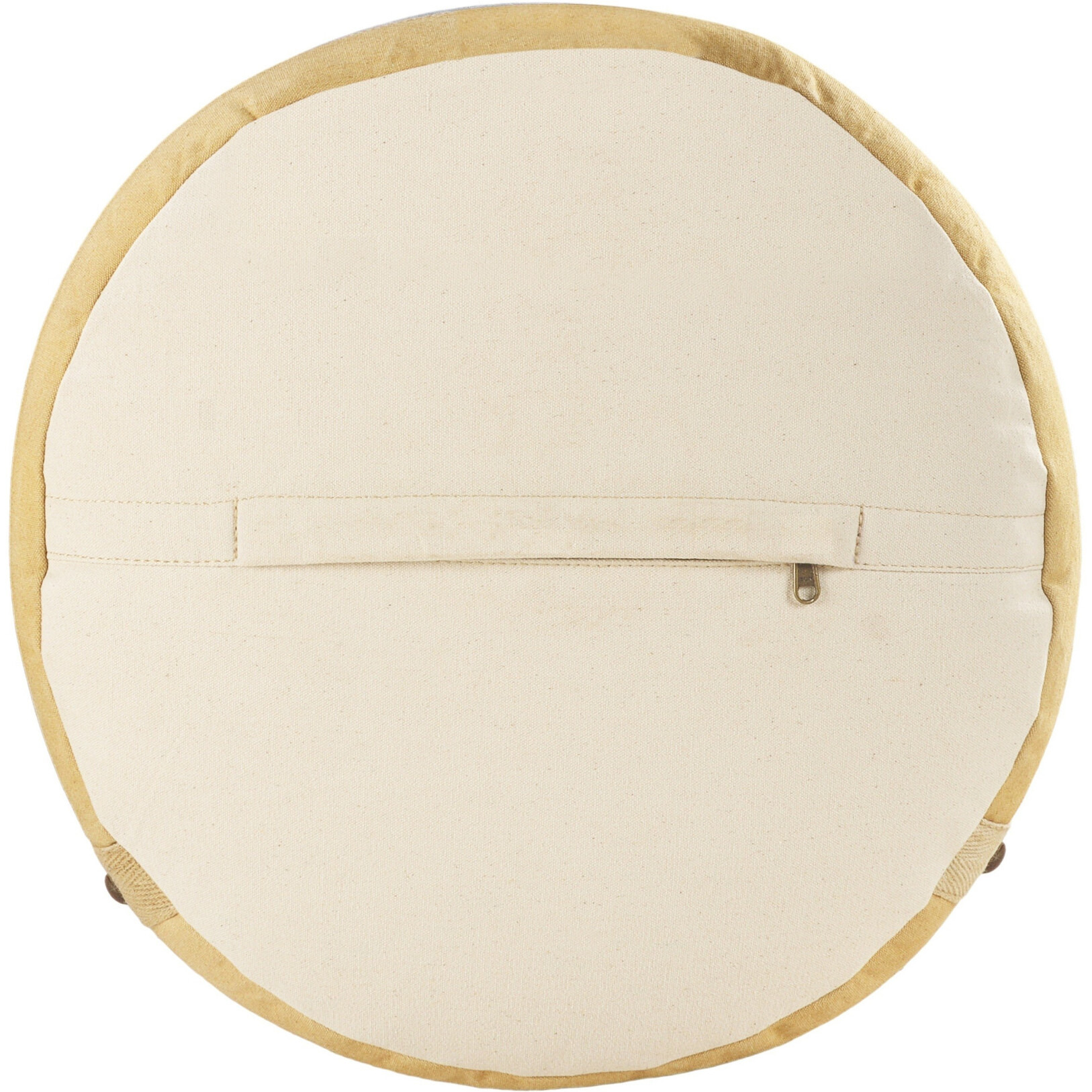16 Tan 100% Cotton Ottoman