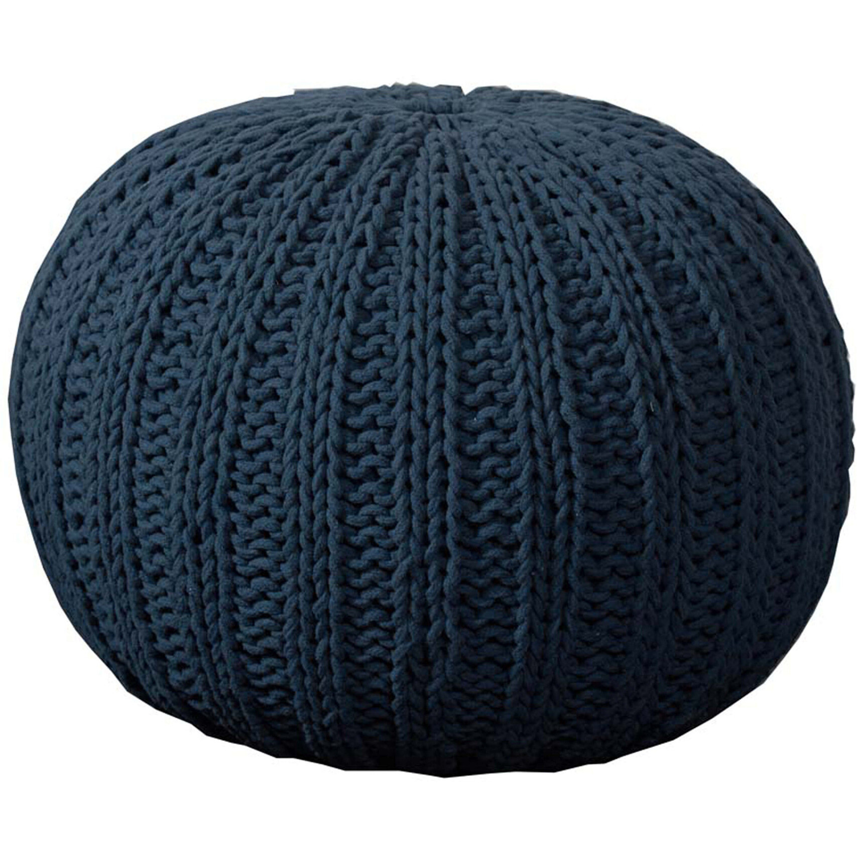 20 Blue 100% Cotton Ottoman