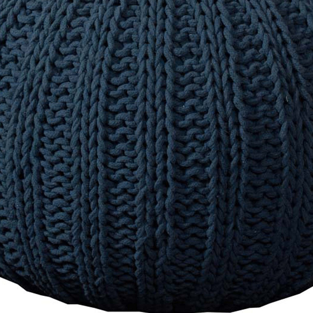 20 Blue 100% Cotton Ottoman