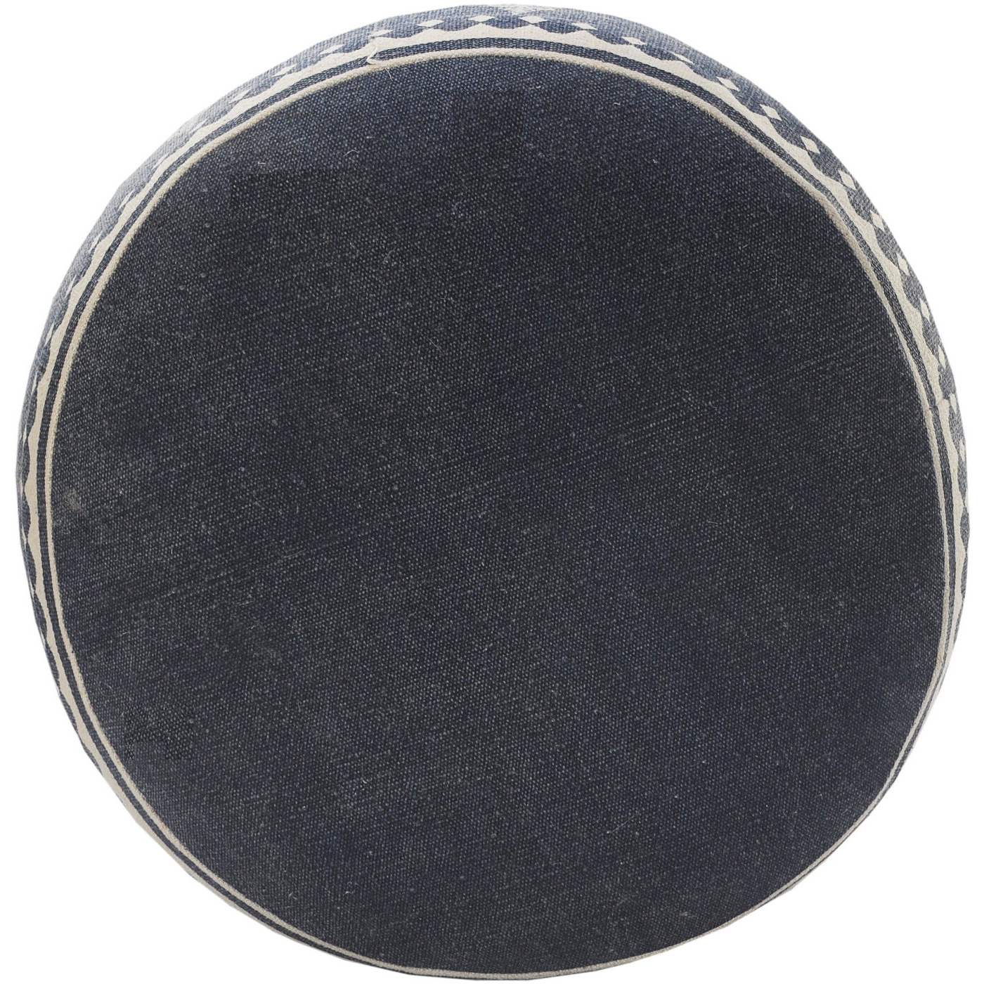 18 Blue 100% Cotton Ottoman