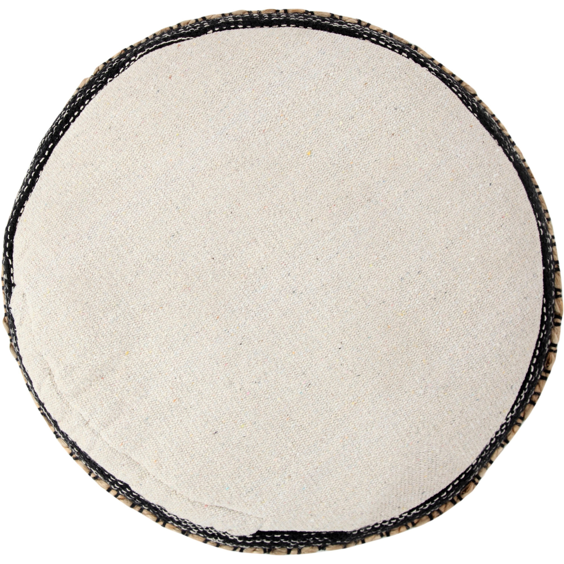 18 X 18 X 14  Black Pouff