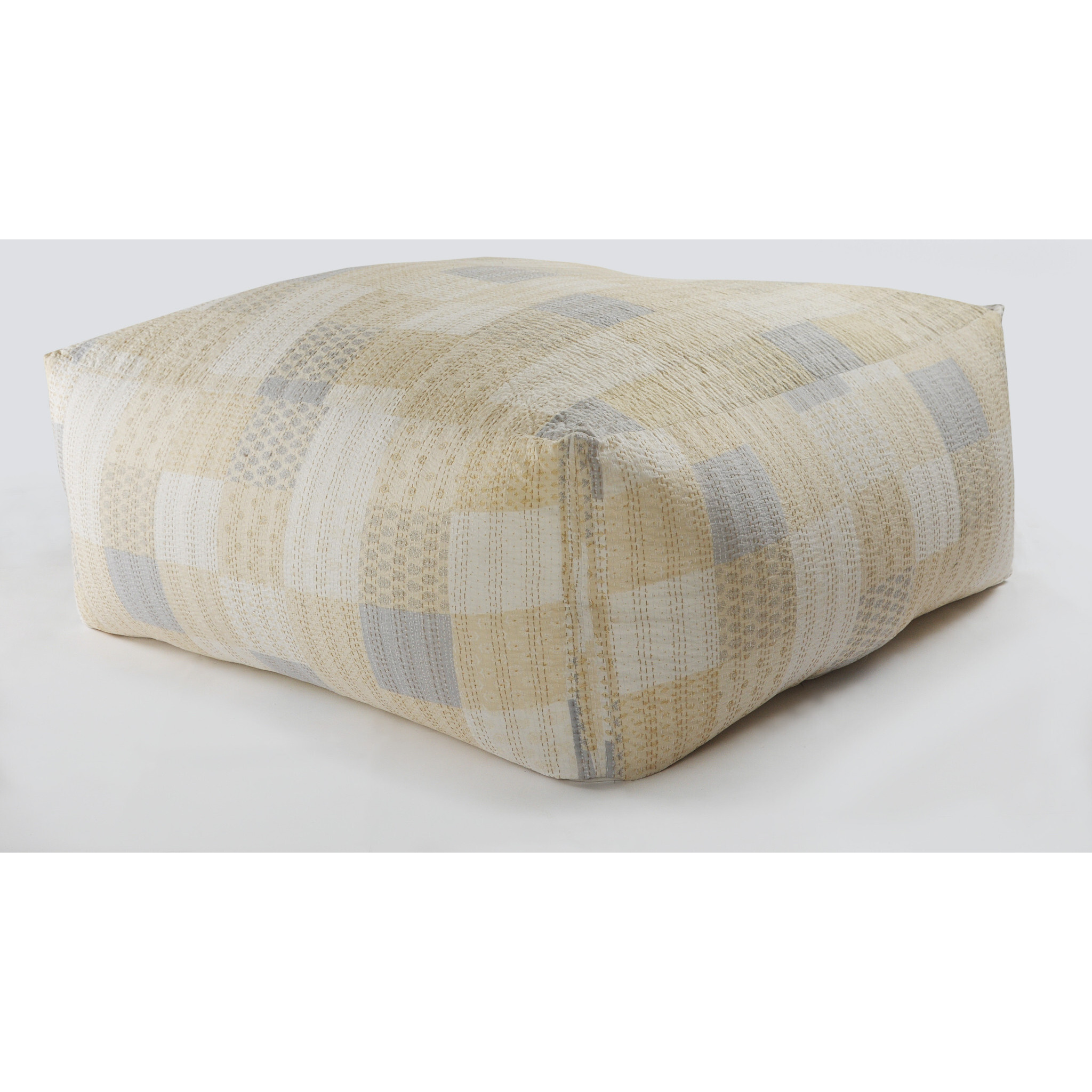 48 Cream 100% Cotton Ottoman