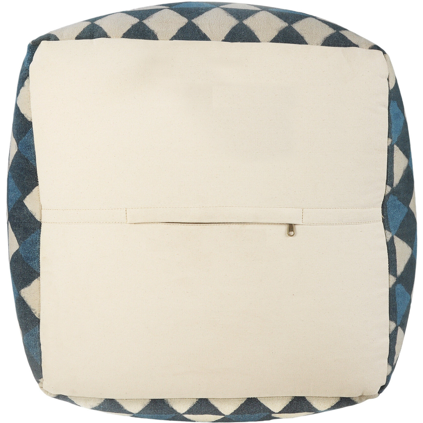 20 Blue 100% Cotton Ottoman