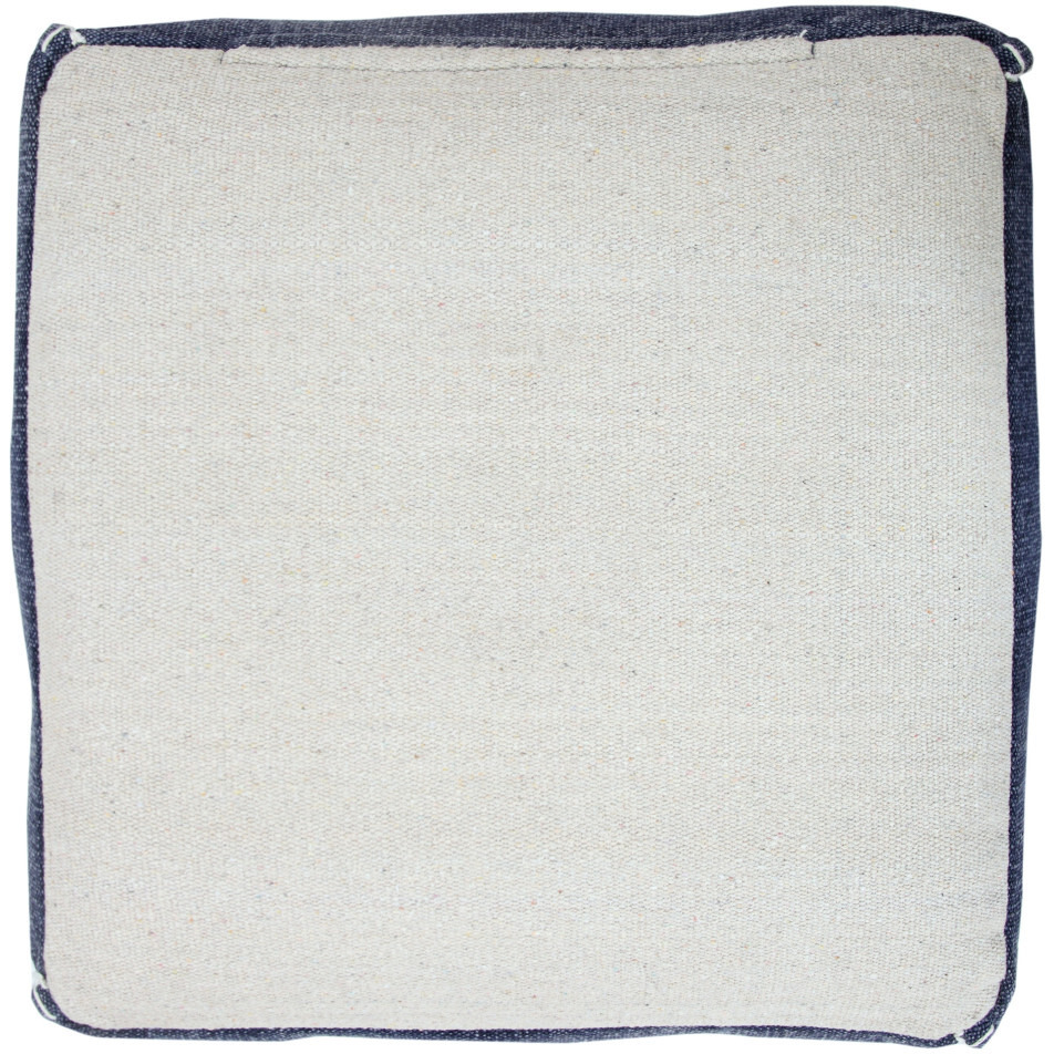 18 Blue 100% Cotton Ottoman