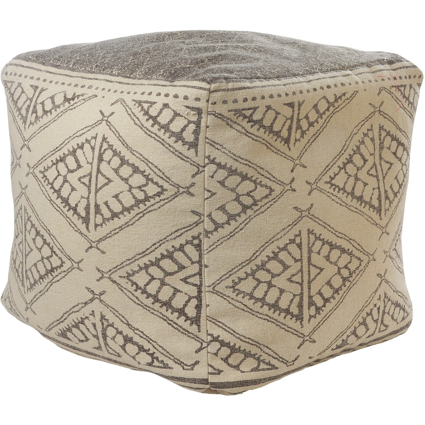 20 Beige 100% Cotton Ottoman