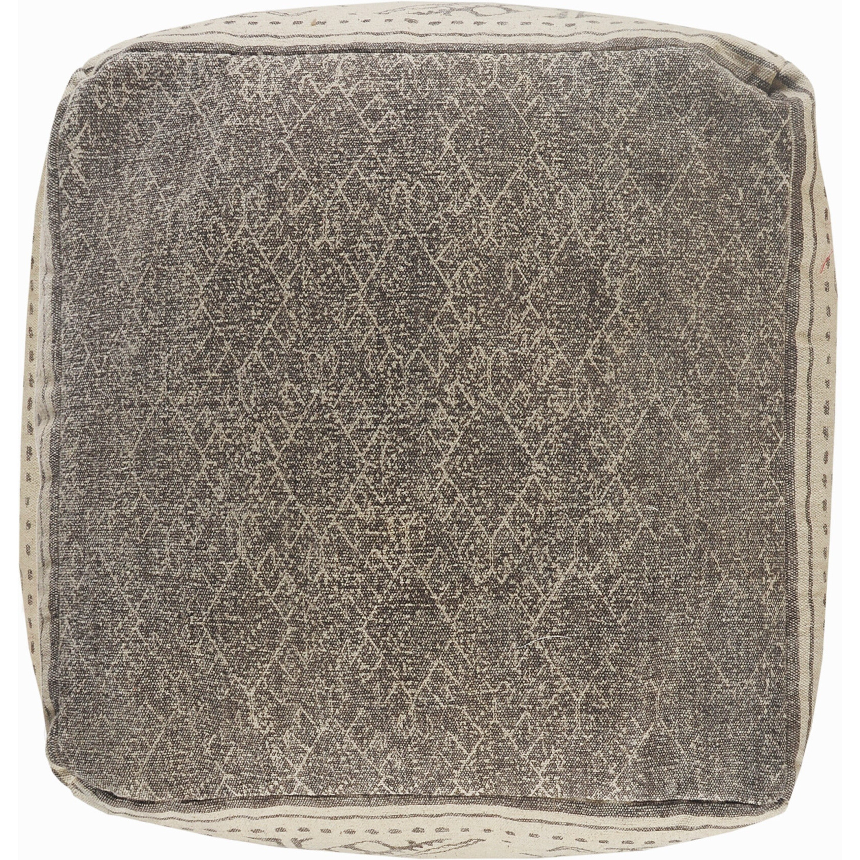 20 Beige 100% Cotton Ottoman