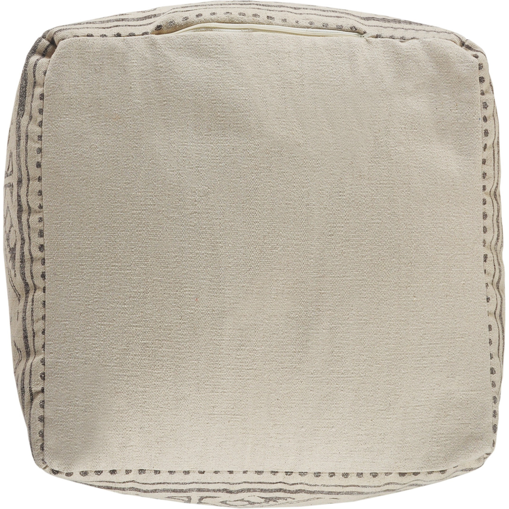20 Beige 100% Cotton Ottoman