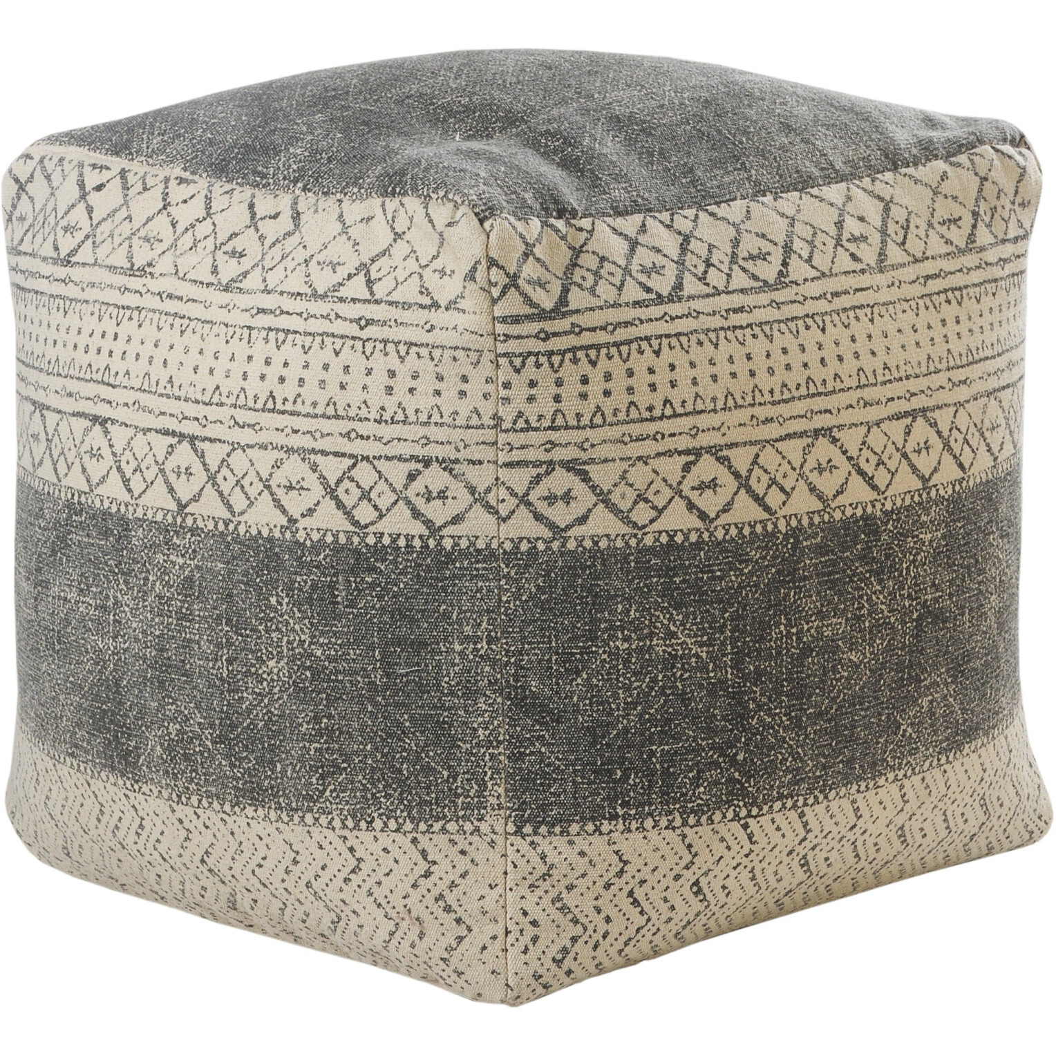 20 Cream 100% Cotton Ottoman