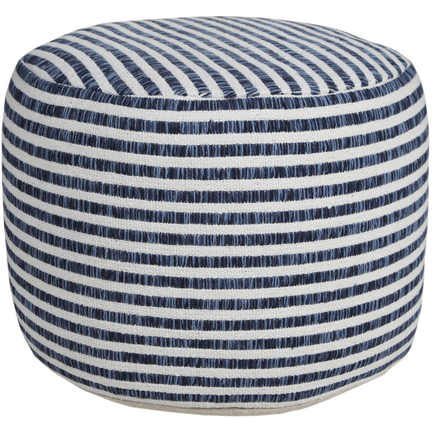 18 Blue 100% Cotton Ottoman