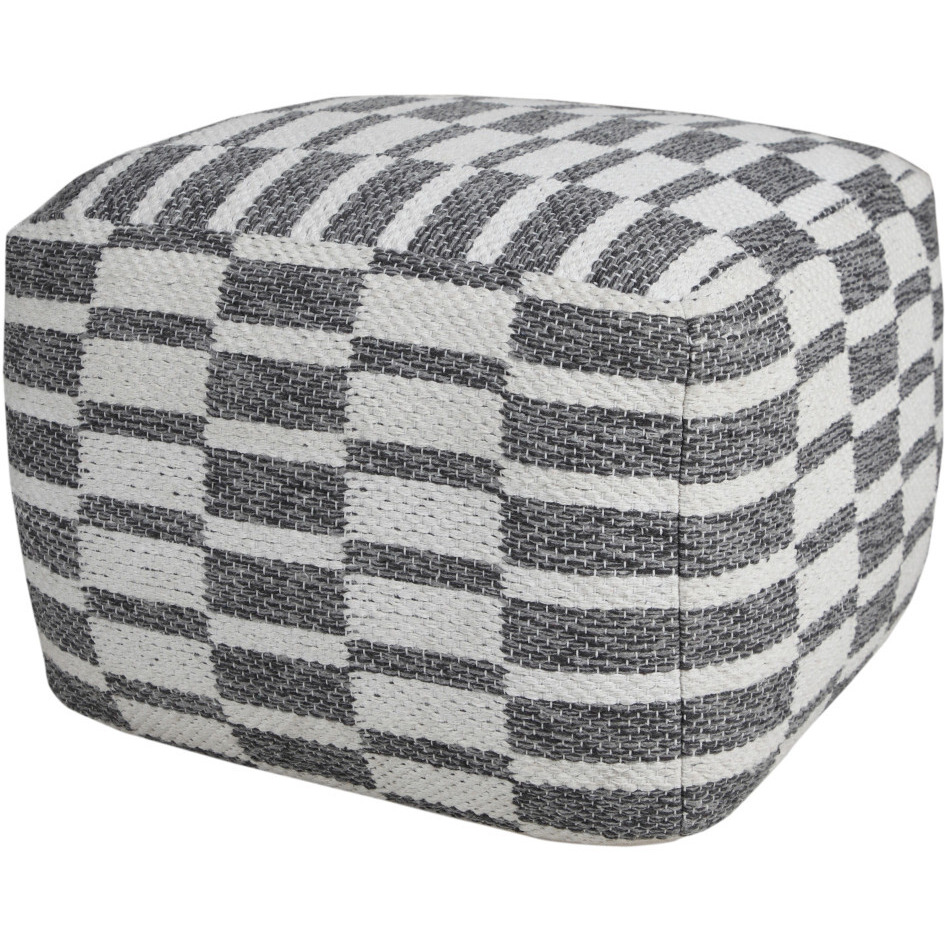 18 Gray 100% Cotton Ottoman