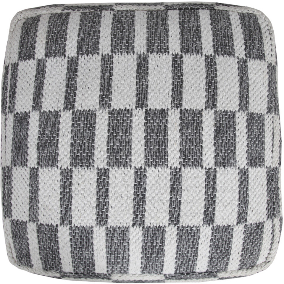 18 Gray 100% Cotton Ottoman