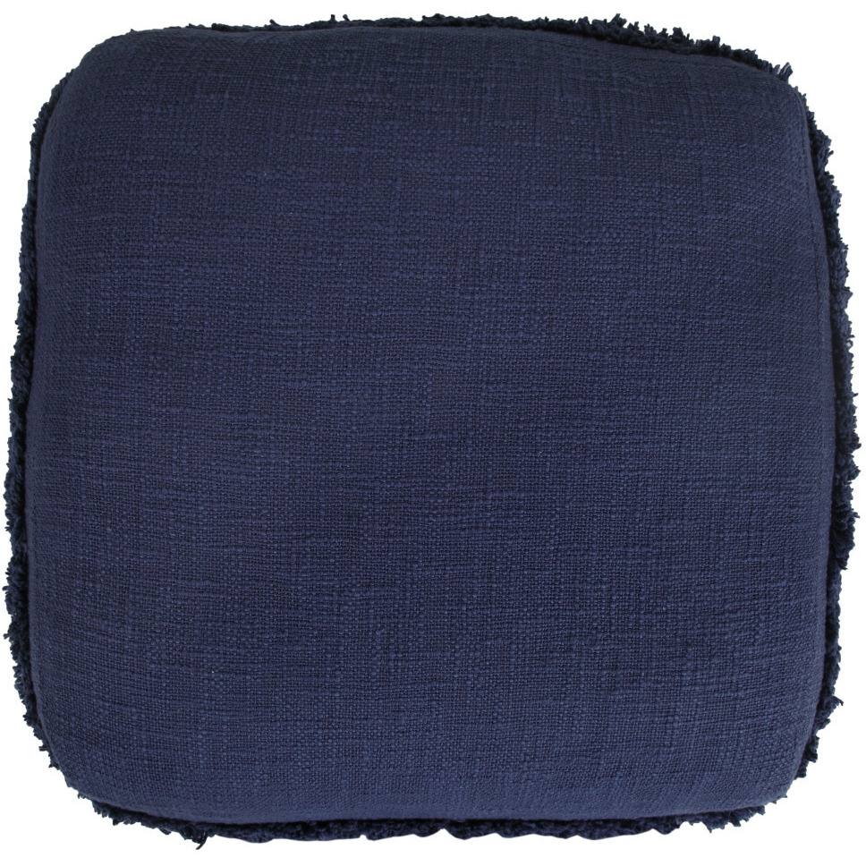 18 Blue 100% Cotton Ottoman