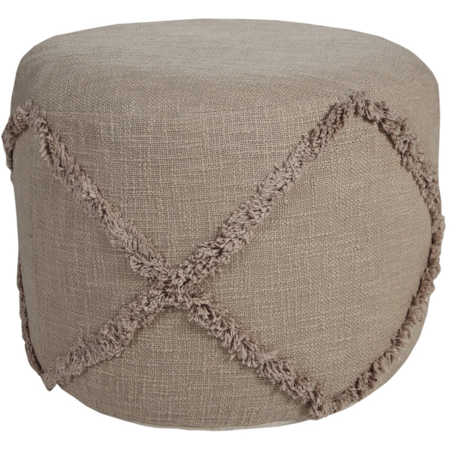 18 Brown 100% Cotton Ottoman